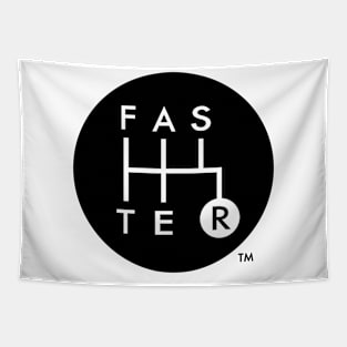 FASTER™ Shift Gate Logo Black Tapestry