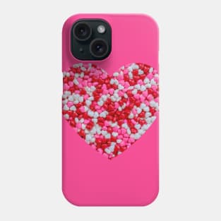 Candy Love Sprinkle Hearts Phone Case