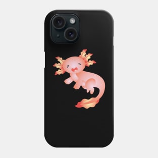 Axolotl cute expression Phone Case