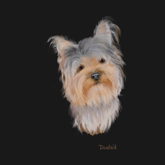 Original Artwork Yorkshire Terrier by Dudzik Art