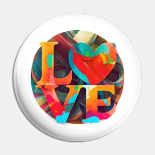 Love is a colorful word Pin