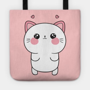 cute cat drawing Tote