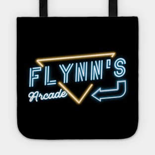 Flynn's Arcade - neon sign logo Tote