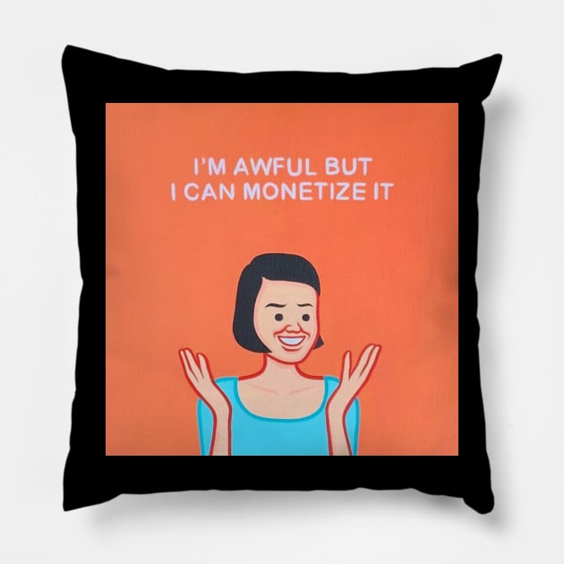 The Famous Joan Cornella Pillow by marryslinter