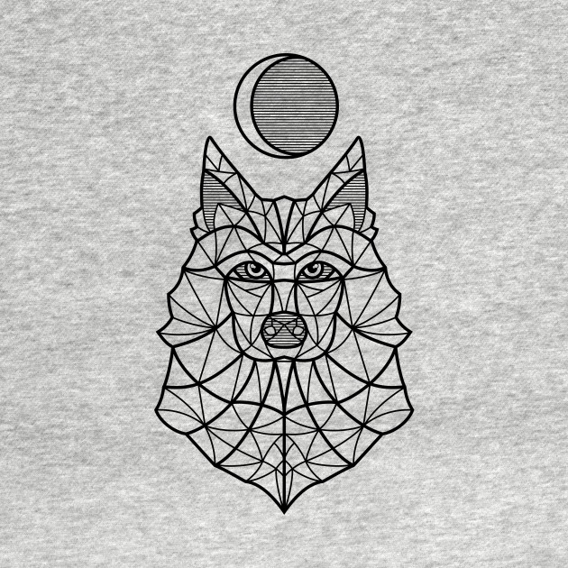 Discover The Wolf and the Moon - Wolf - T-Shirt