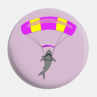 Jump The Shark -Pink/Yellow canopy Pin