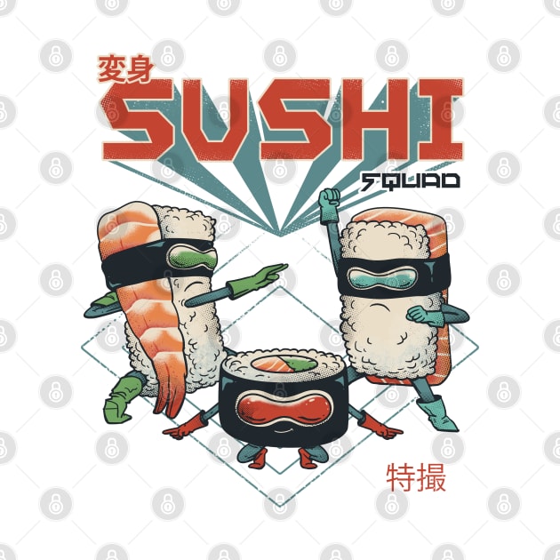 Sushi Squad by Vincent Trinidad Art