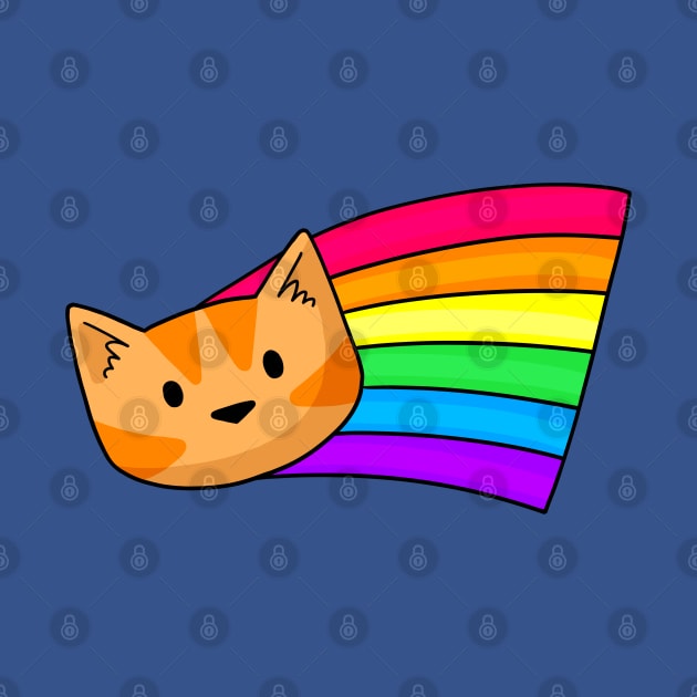 Rainbow cat by Doodlecats 