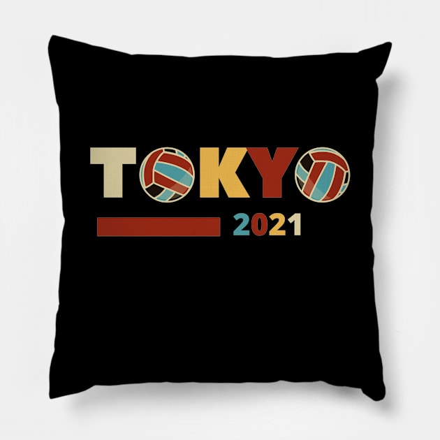 Tokyo 2021 Olympics Pillow by DMJPRINT