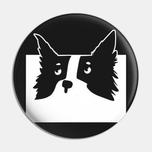 Border Collie working dog Pin