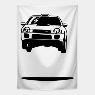 Subie Rally Jump Tapestry