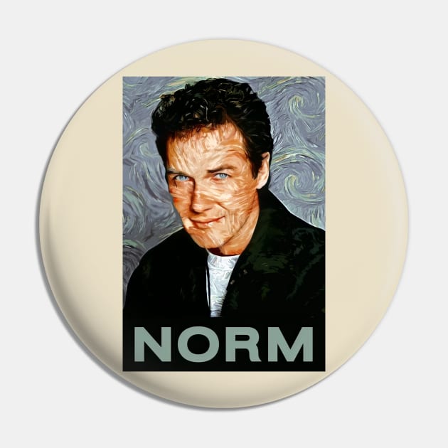 Norm Mc Pin by Bailey Illustration