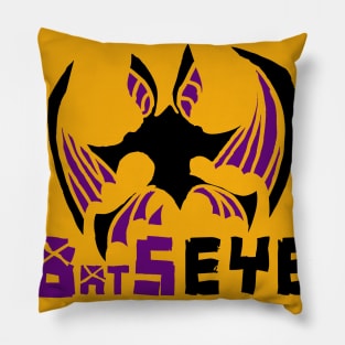 BatsEye Stencil Logo Pillow