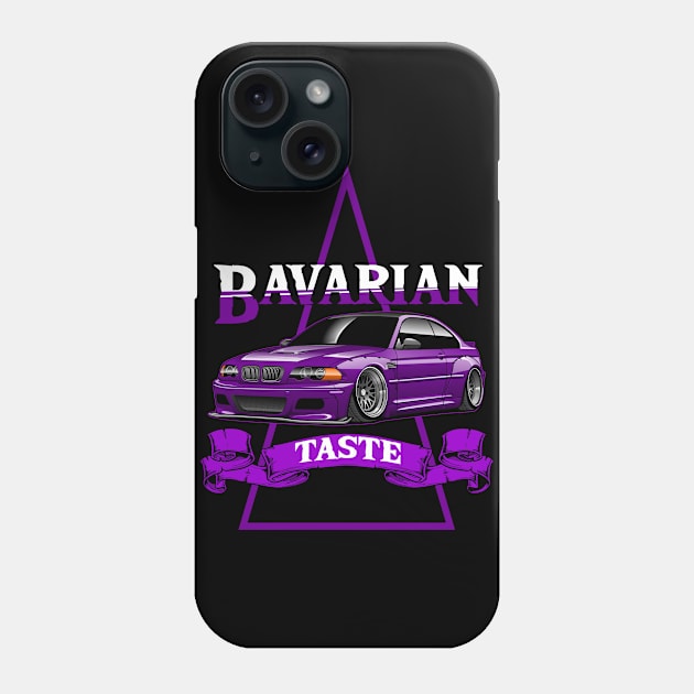 BMW E46 Purple Phone Case by aredie19