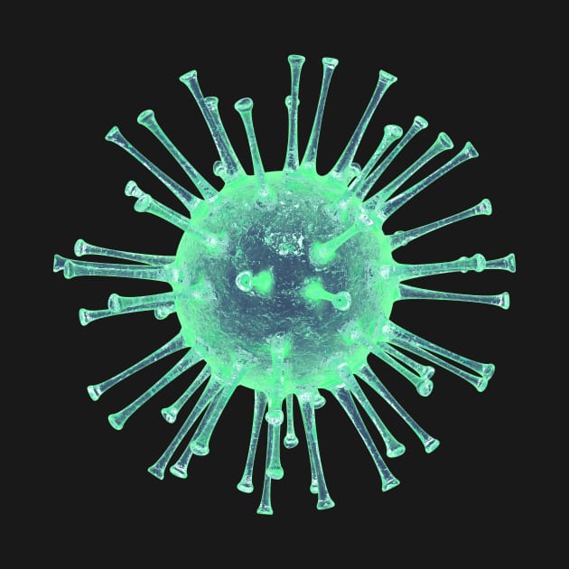 3D Render of a Coronavirus by diplikaya