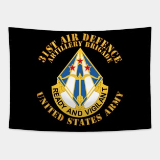 31st Air Defense Artillery Brigade - DUI - US Army Tapestry