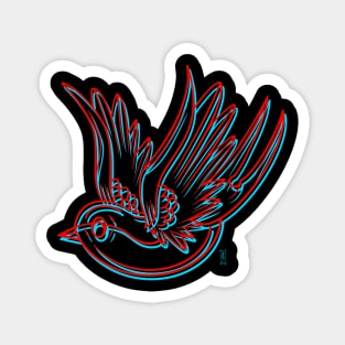 3d sparrow Magnet