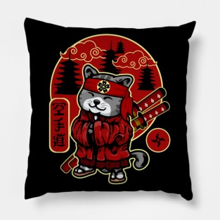 Samurai Cat Pillow