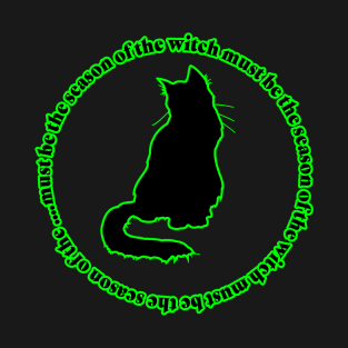 Season of the Witch Cat Graphic T-Shirt