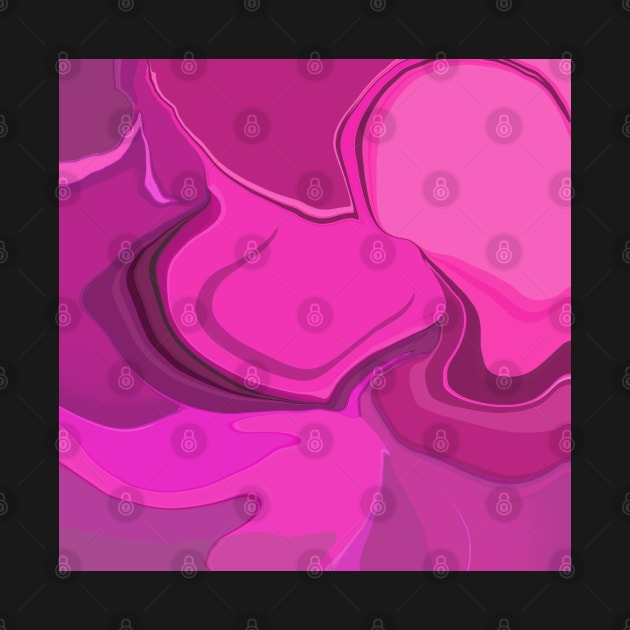 Pink magenta abstract II by CreaKat
