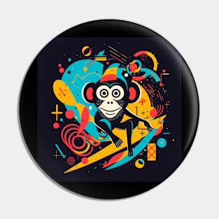 Funny Monkey Pin