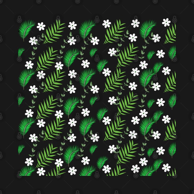 green leaf pattern by ICONIS