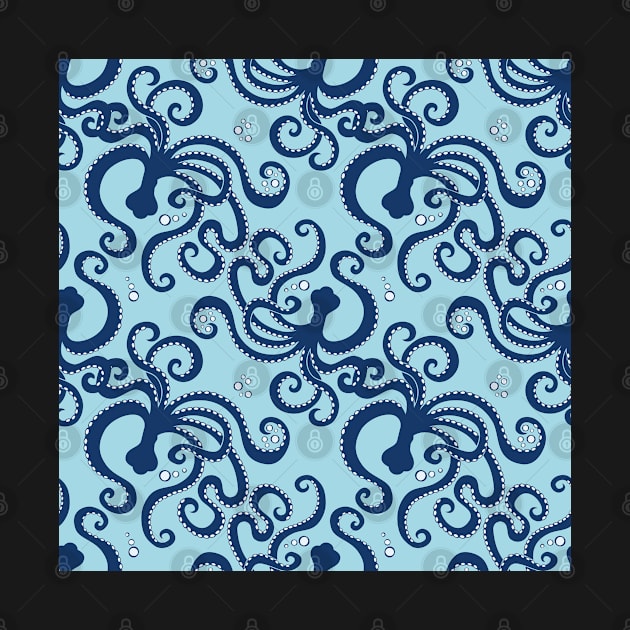 Blue Cephalopods by implexity