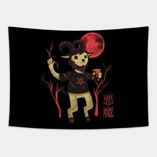 Hell Goat Party Tapestry