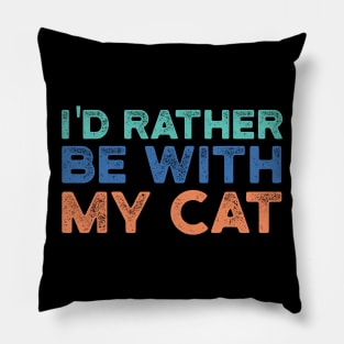 Cats merry christmas Pillow