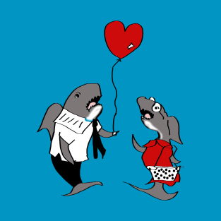 Shark Valentine T-Shirt