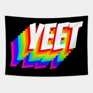 YEET - Typography Graphic Design Tapestry