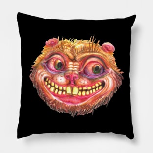 Happy Hamster LowbrowArt Pillow