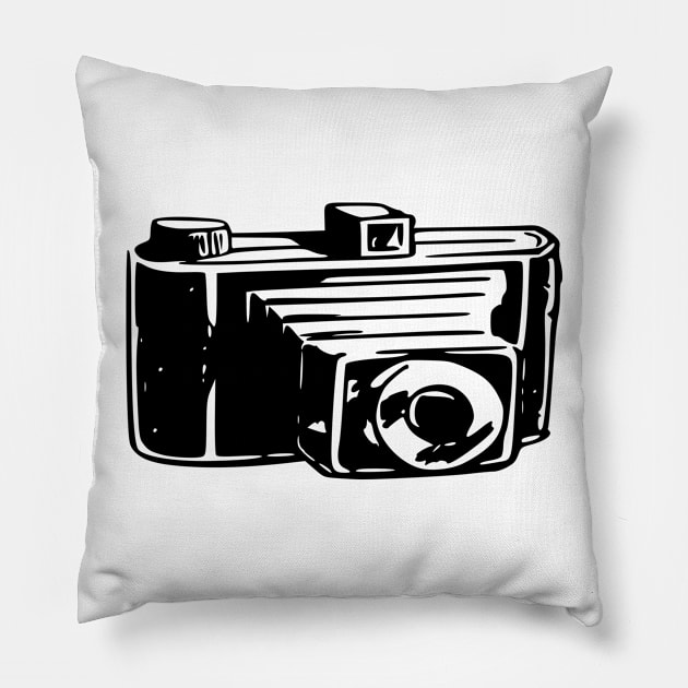 Vintage Camera Pillow by scdesigns