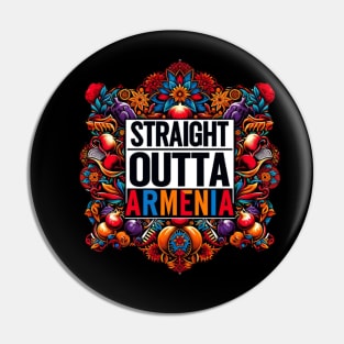 Straight Outta Armenia Pin