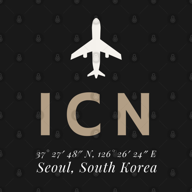 Disover ICN Incheon Airport Korea - Incheon Airport - T-Shirt