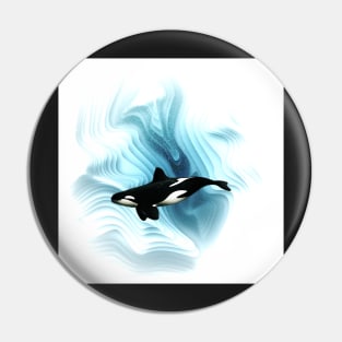 Orca The Ice Hunter Pin