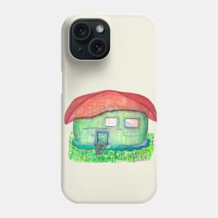 green fantasy cabin Phone Case