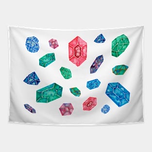 Gemstones pattern Tapestry