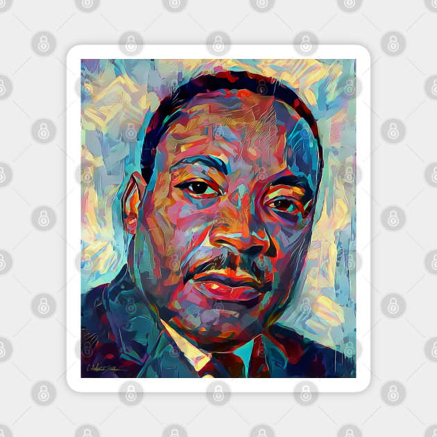 MLK Magnet by JennyPool