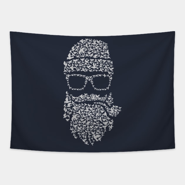 Birdbeard Tapestry by hbwdesigns