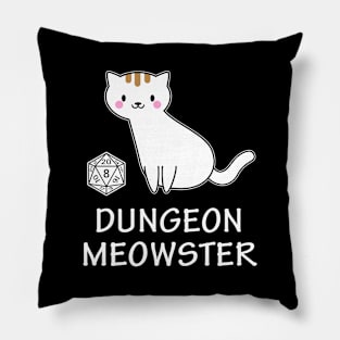 Dungeon Meowster Pillow