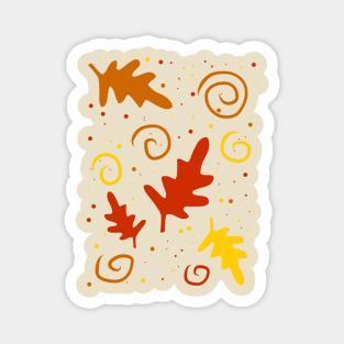 Autumn Leaves Magnet