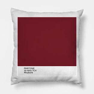 pantone 19-1652 TCX Rhubarb Pillow