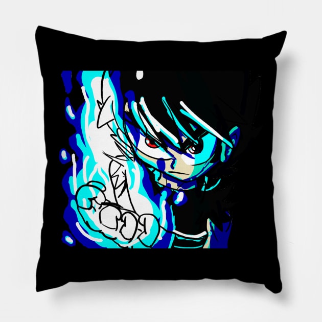 Asura stare Pillow by sonic7ischaos