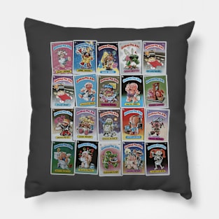 Garbage Pail Kids Card Collection Pillow