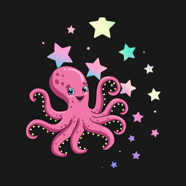 Cute Octopus by Maggie Cat Lady Jacques