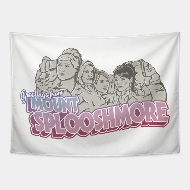 Mount Splooshmore Tapestry by kickpunch