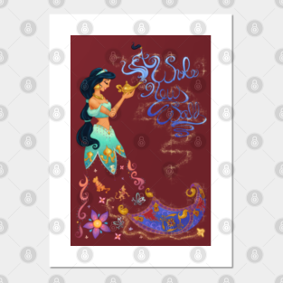Princess Jasmine Posters And Art Prints Teepublic
