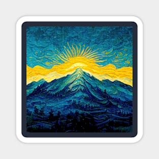 Illustrations inspired by Vincent van Gogh Magnet