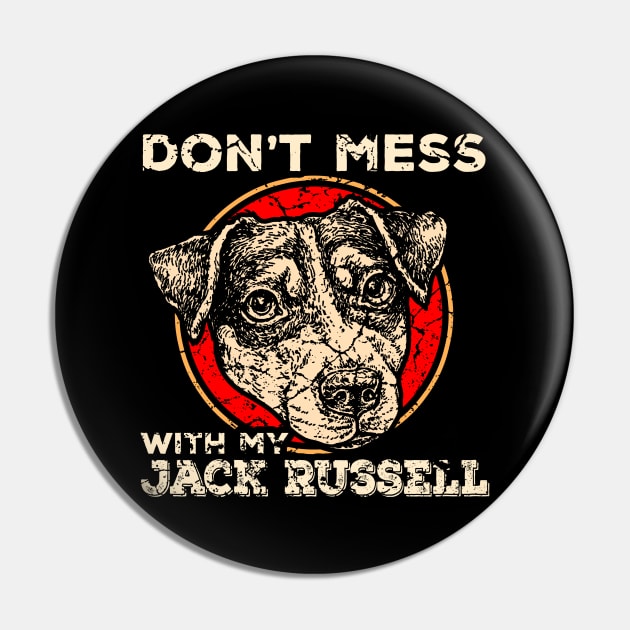 Funny Jack Russell Pin by Mila46